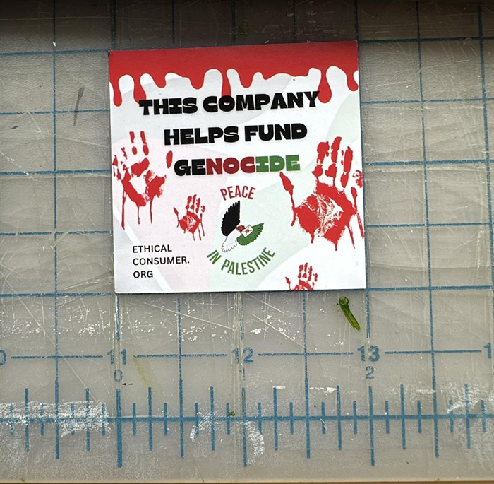 Seattle Cops Accuse Pro-Palestine Protester of Hate Crime for Stickering a McDonald’s Sign